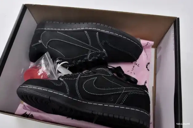 Rep TBkick Scott x Air Black OG Phantom Low 1 Jordan DM7866-001 Travis 0603
